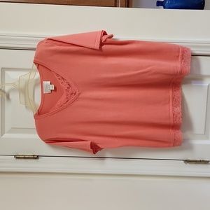 Christopher & Banks Coral Sweater